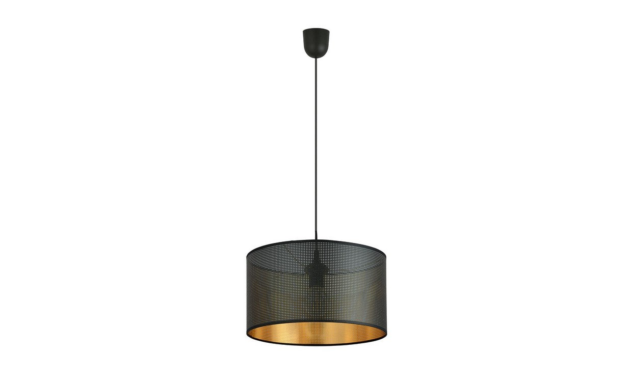 Lampada a Sospensione Aston, Nero, Acciaio, 35x100x35 cm, EPIKASA