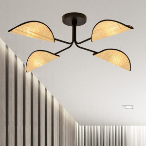 Lampada a Soffitto Gomez, Nero, Acciaio, 87x20x87 cm, EPIKASA