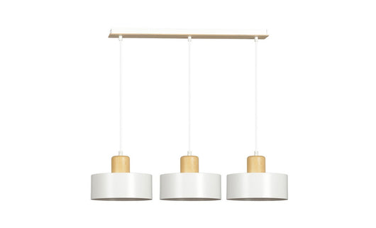 Lampada a Sospensione Torin, Bianco, Acciaio, 80x100x25 cm, EPIKASA