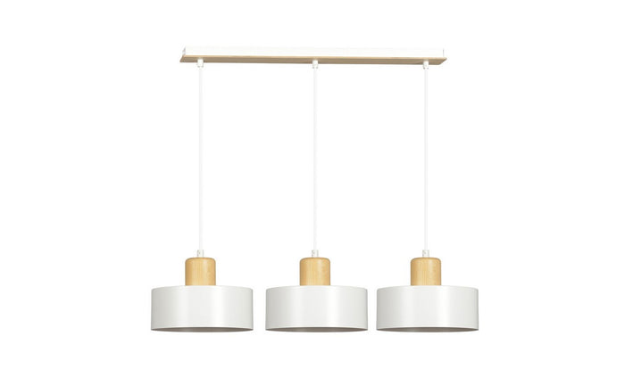 Lampada a Sospensione Torin, Bianco, Acciaio, 80x100x25 cm, EPIKASA