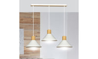 Lampada a Sospensione Reven, Bianco, Acciaio, 86x100x25 cm, EPIKASA