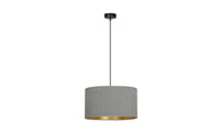 Lampada a Sospensione Hilde, Grigio, Acciaio, 35x100x35 cm, EPIKASA