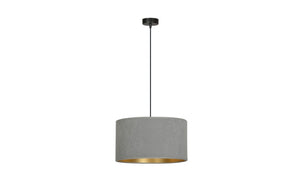 Lampada a Sospensione Hilde, Grigio, Acciaio, 35x100x35 cm, EPIKASA