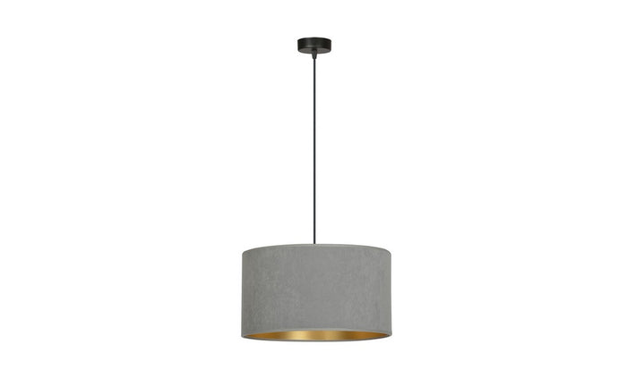 Lampada a Sospensione Hilde, Grigio, Acciaio, 35x100x35 cm, EPIKASA