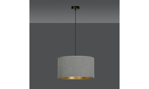 Lampada a Sospensione Hilde, Grigio, Acciaio, 35x100x35 cm, EPIKASA