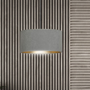 Lampada a Sospensione Hilde, Grigio, Acciaio, 35x100x35 cm, EPIKASA