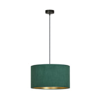 Lampada a Sospensione Hilde, Verde, Acciaio, 35x100x35 cm, EPIKASA