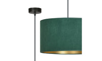 Lampada a Sospensione Hilde, Verde, Acciaio, 35x100x35 cm, EPIKASA