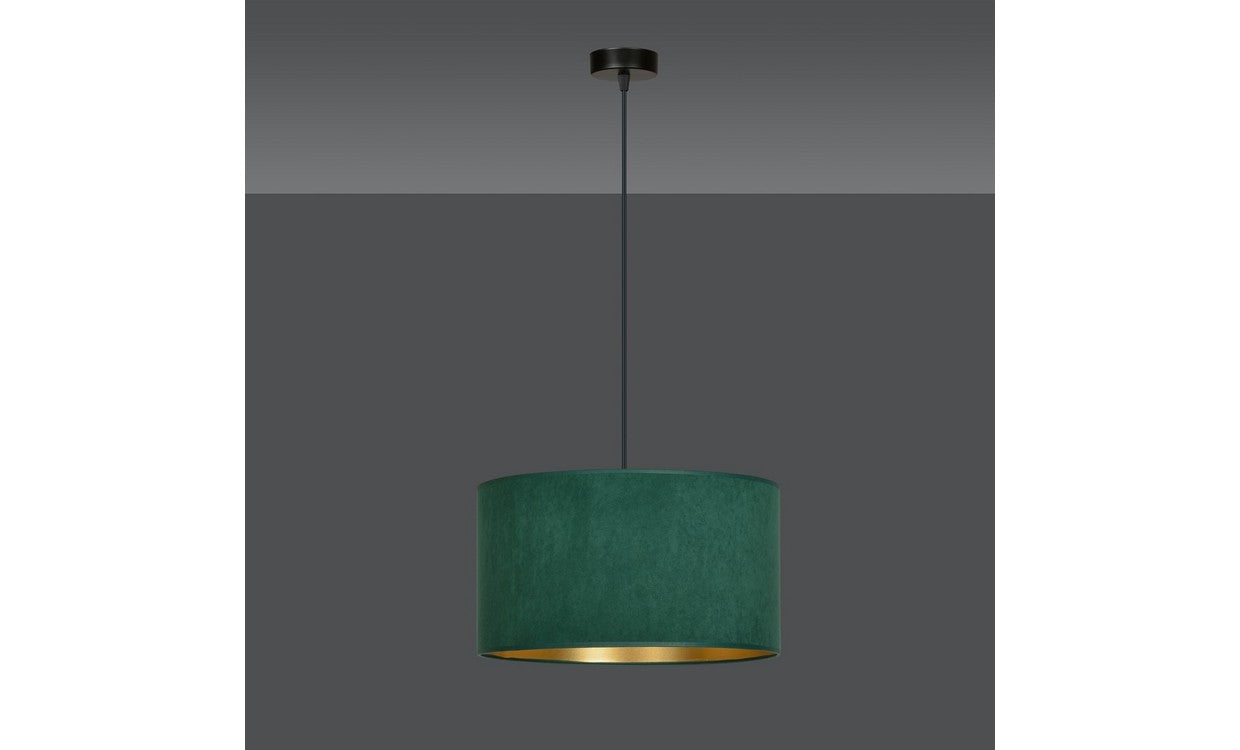 Lampada a Sospensione Hilde, Verde, Acciaio, 35x100x35 cm, EPIKASA