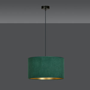 Lampada a Sospensione Hilde, Verde, Acciaio, 35x100x35 cm, EPIKASA