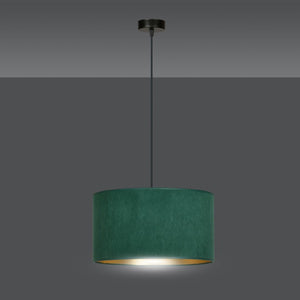 Lampada a Sospensione Hilde, Verde, Acciaio, 35x100x35 cm, EPIKASA