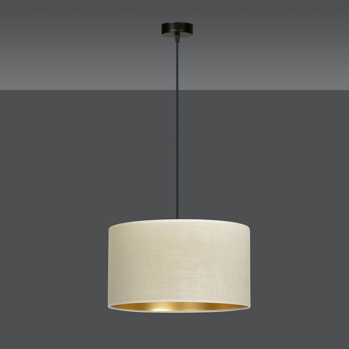 Lampada a Sospensione Hilde, Bianco, Acciaio, 35x100x35 cm, EPIKASA