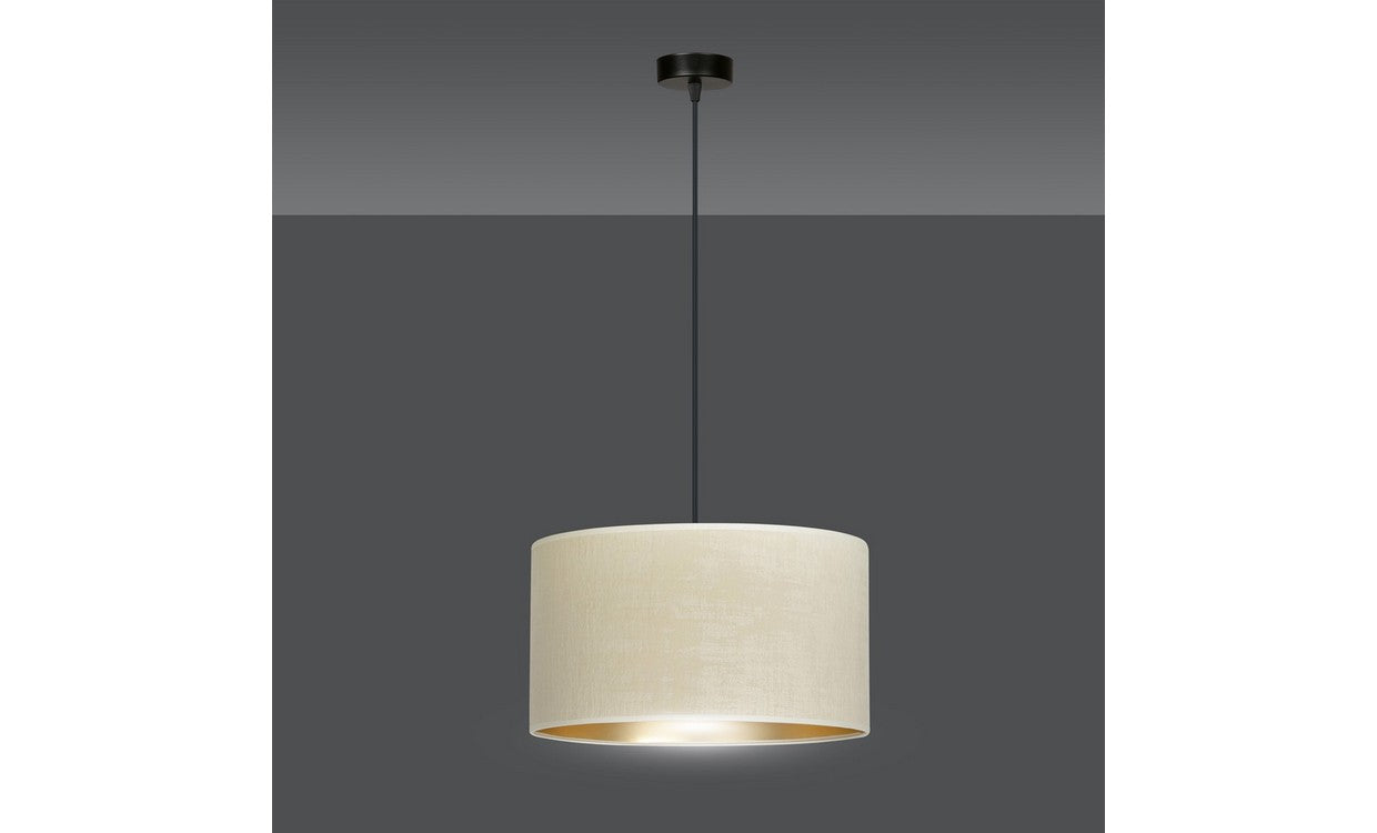 Lampada a Sospensione Hilde, Bianco, Acciaio, 35x100x35 cm, EPIKASA