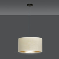 Lampada a Sospensione Hilde, Bianco, Acciaio, 35x100x35 cm, EPIKASA