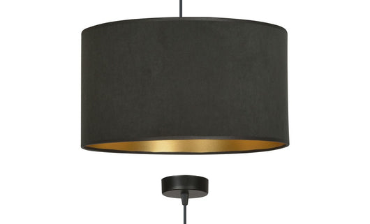 Lampada a Sospensione Hilde, Nero, Acciaio, 35x100x35 cm, EPIKASA