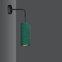 Lampada a Parete Bente, Verde, Acciaio, 10x40x18 cm, EPIKASA