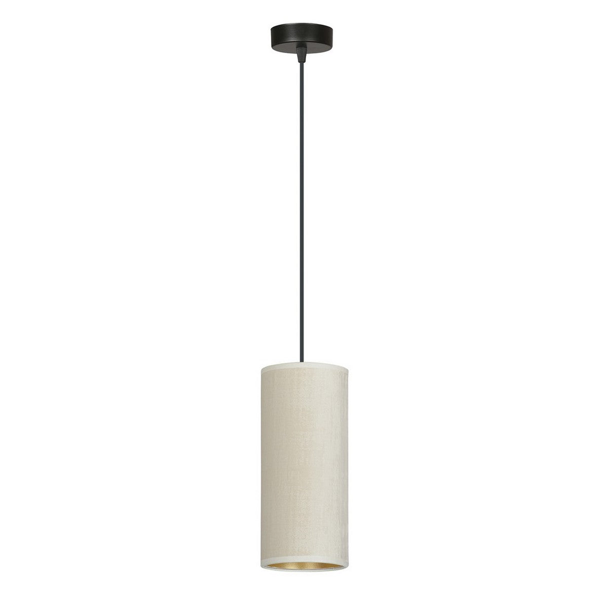 Lampada a Sospensione Bente, Bianco, Acciaio, 10x100x6 cm, EPIKASA