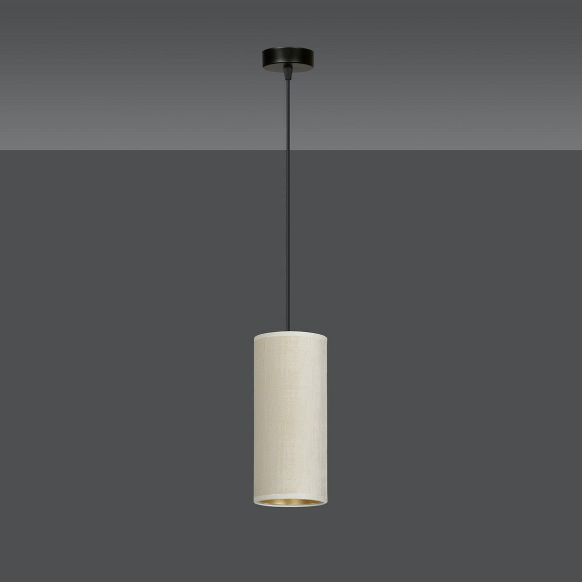 Lampada a Sospensione Bente, Bianco, Acciaio, 10x100x6 cm, EPIKASA