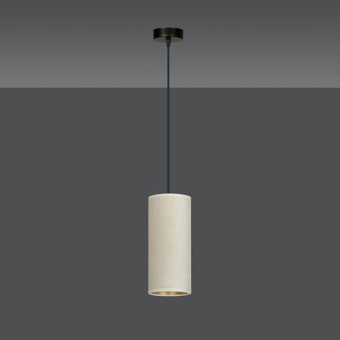 Lampada a Sospensione Bente, Bianco, Acciaio, 10x100x6 cm, EPIKASA