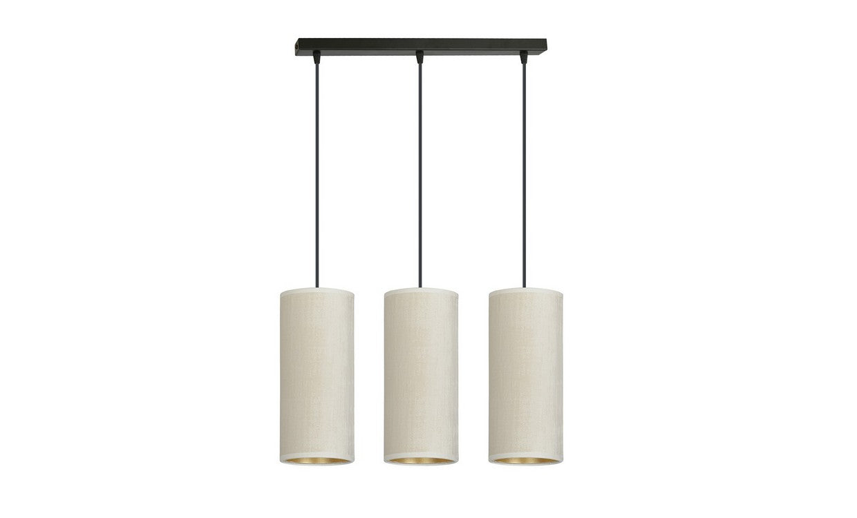 Lampada a Sospensione Bente, Bianco, Acciaio, 50x100x6 cm, EPIKASA