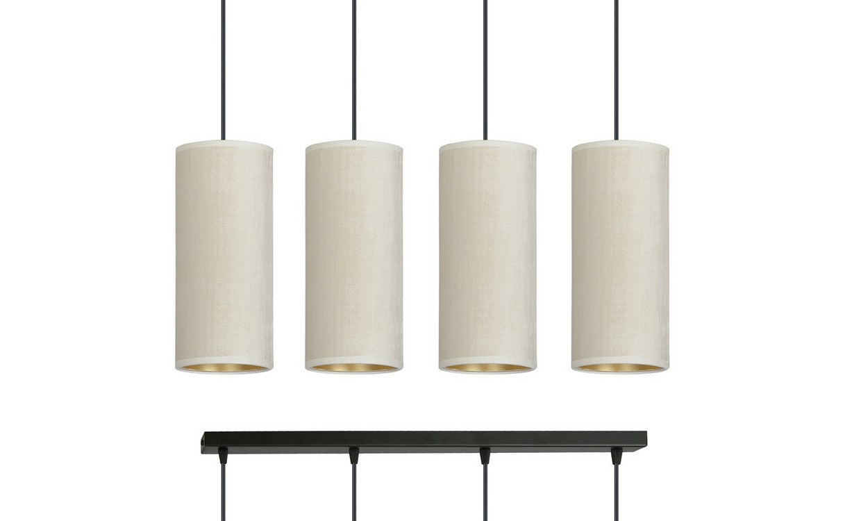 Lampada a Sospensione Bente, Bianco, Acciaio, 65x100x6 cm, EPIKASA