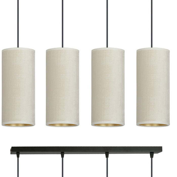 Lampada a Sospensione Bente, Bianco, Acciaio, 65x100x6 cm, EPIKASA