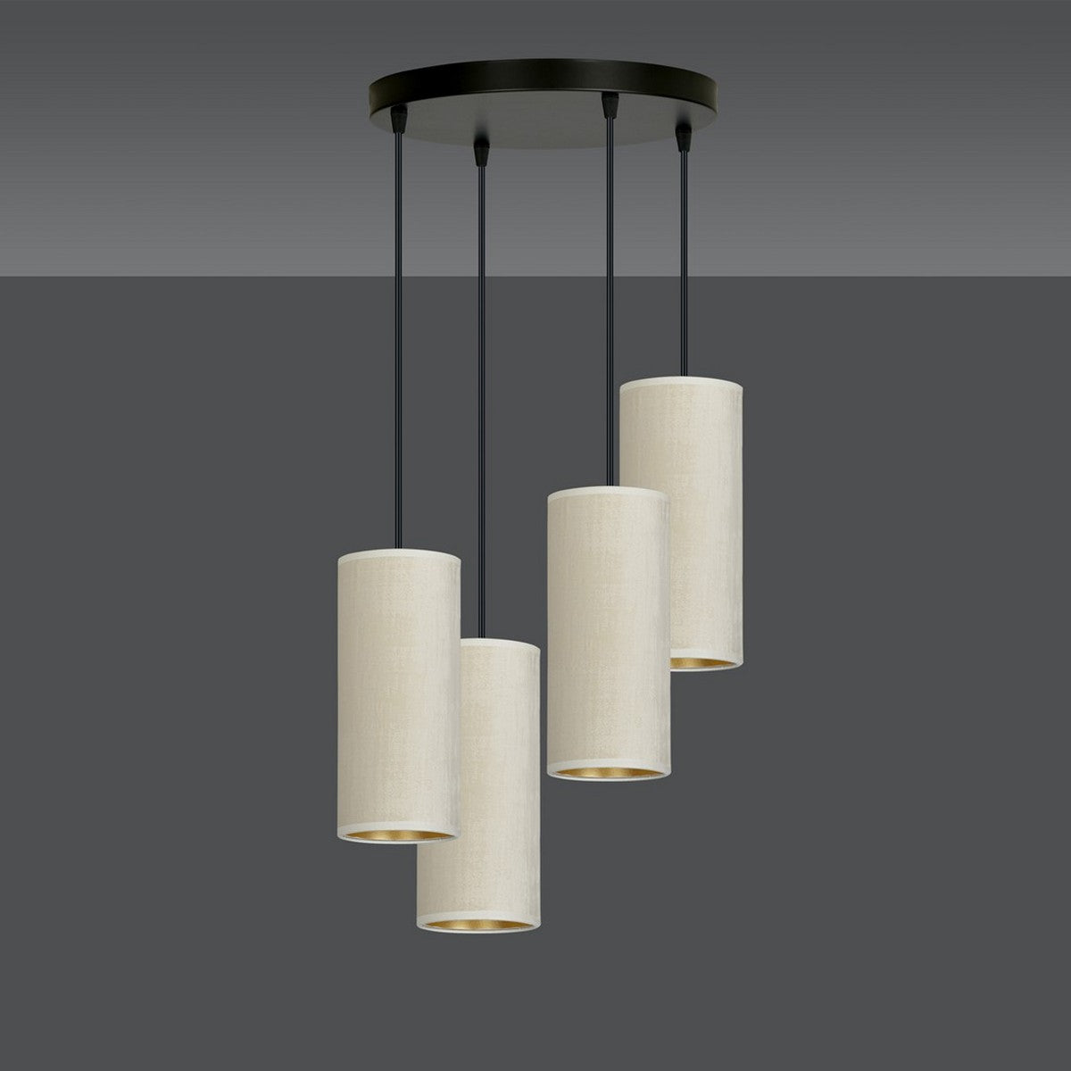 Lampada a Sospensione Bente, Bianco, Acciaio, 35x100x22 cm, EPIKASA