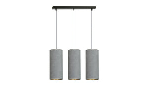 Lampada a Sospensione Bente, Grigio, Acciaio, 50x100x6 cm, EPIKASA