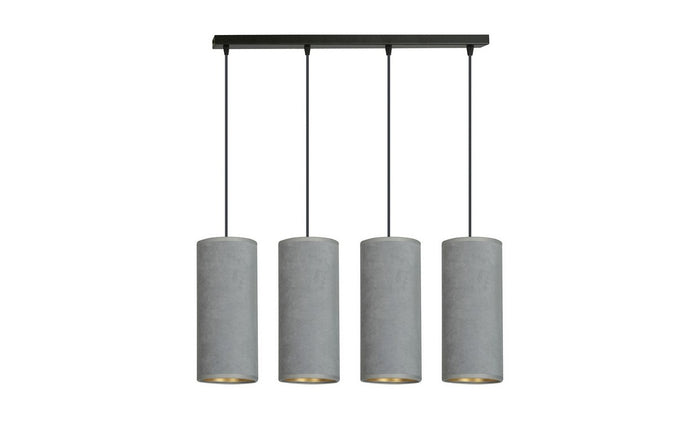 Lampada a Sospensione Bente, Grigio, Acciaio, 65x100x6 cm, EPIKASA