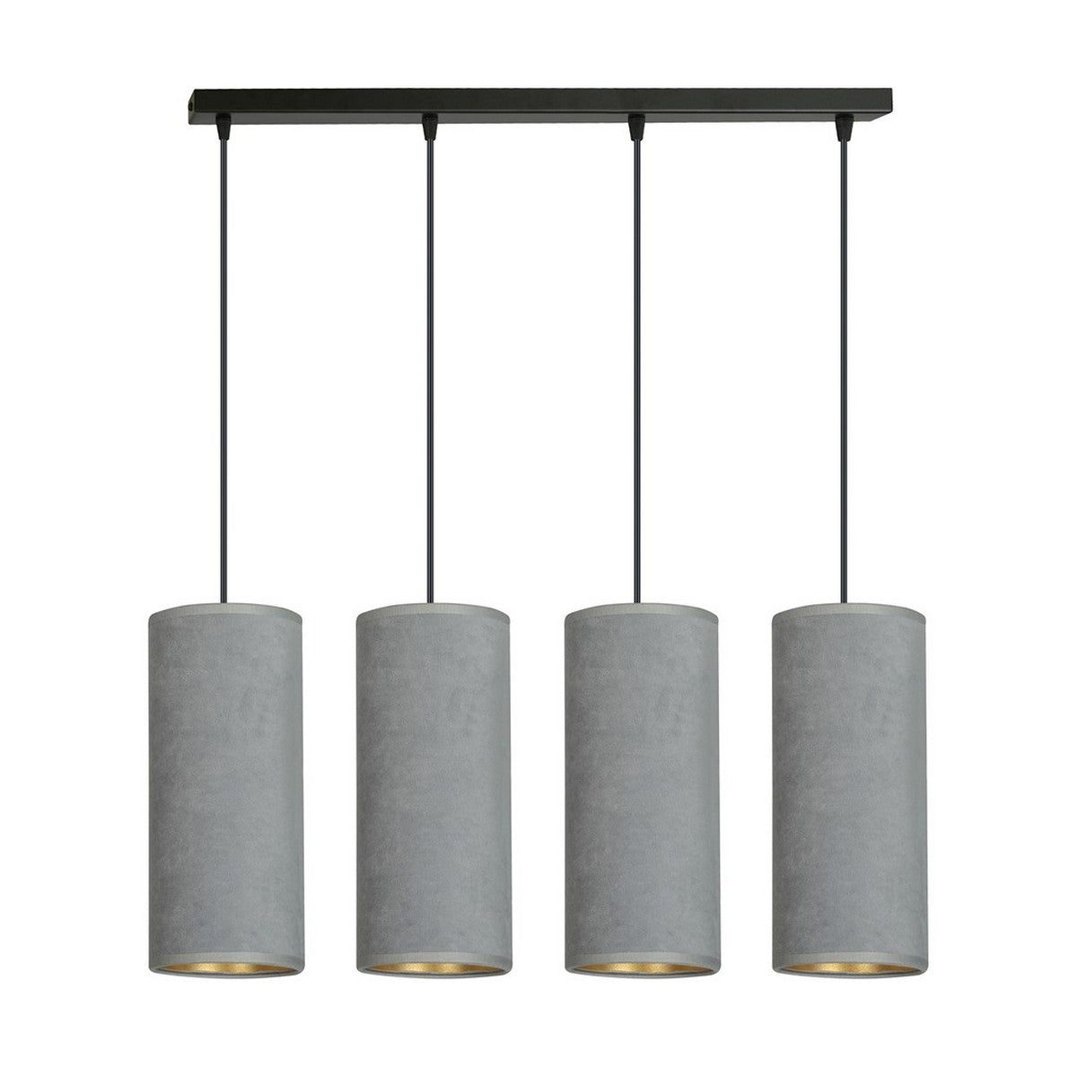 Lampada a Sospensione Bente, Grigio, Acciaio, 65x100x6 cm, EPIKASA