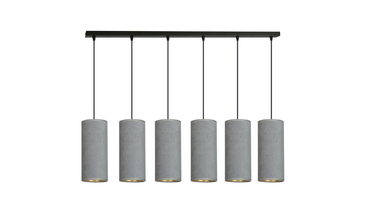 Lampada a Sospensione Bente, Grigio, Acciaio, 95x100x6 cm, EPIKASA