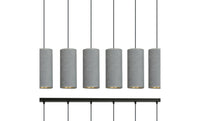 Lampada a Sospensione Bente, Grigio, Acciaio, 95x100x6 cm, EPIKASA