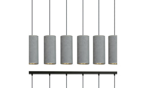 Lampada a Sospensione Bente, Grigio, Acciaio, 95x100x6 cm, EPIKASA