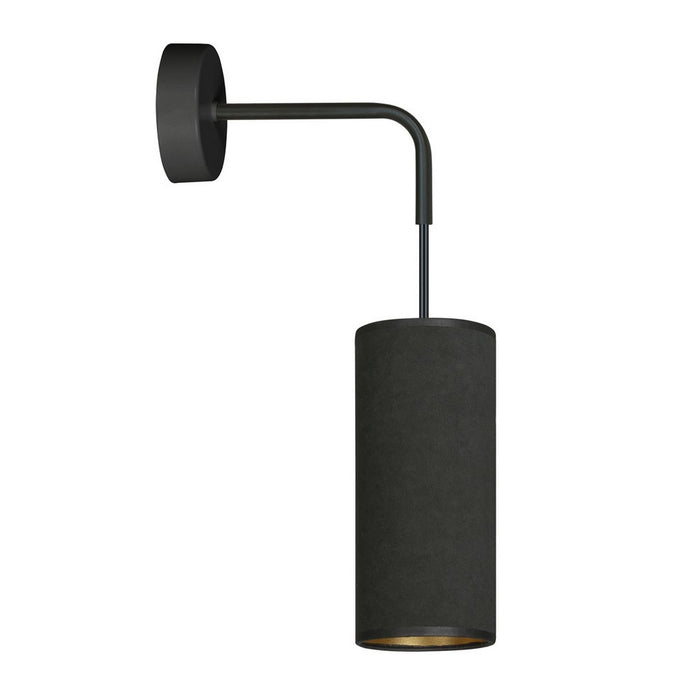 Lampada a Parete Bente, Nero, Acciaio, 10x40x18 cm, EPIKASA