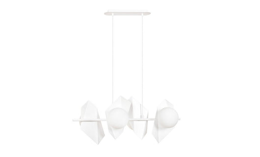 Lampada a Sospensione Drifton, Bianco, Acciaio, 90x100x30 cm, EPIKASA