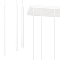 Lampada a Sospensione Selter, Bianco, Acciaio, 92x120x22 cm, EPIKASA