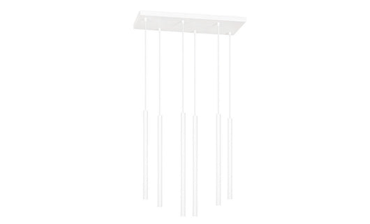 Lampada a Sospensione Selter, Bianco, Acciaio, 59x120x22 cm, EPIKASA