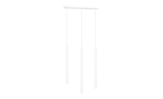 Lampada a Sospensione Selter, Bianco, Acciaio, 45x120x6 cm, EPIKASA