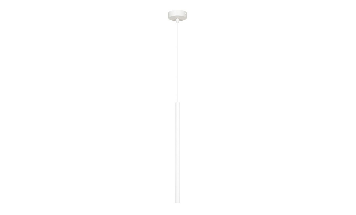 Lampada a Sospensione Selter, Bianco, Acciaio, 8x120x8 cm, EPIKASA