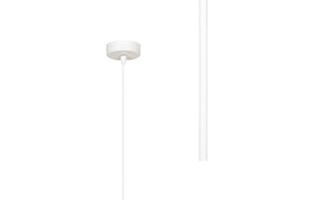 Lampada a Sospensione Selter, Bianco, Acciaio, 8x120x8 cm, EPIKASA