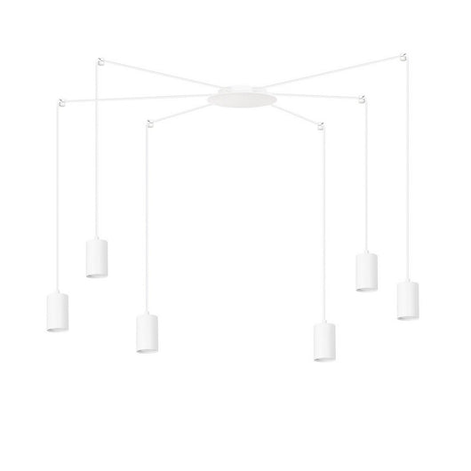 Lampada a Sospensione Traker, Bianco, Acciaio, 300x300x14 cm, EPIKASA