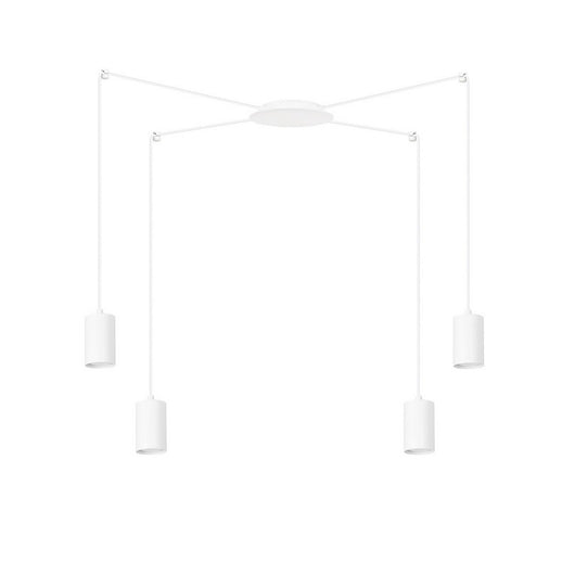 Lampada a Sospensione Traker, Bianco, Acciaio, 300x300x14 cm, EPIKASA