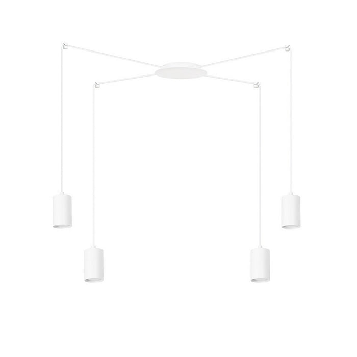 Lampada a Sospensione Traker, Bianco, Acciaio, 300x300x14 cm, EPIKASA