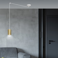 Lampada a Sospensione Traker, Bianco, Acciaio, 300x300x8 cm, EPIKASA