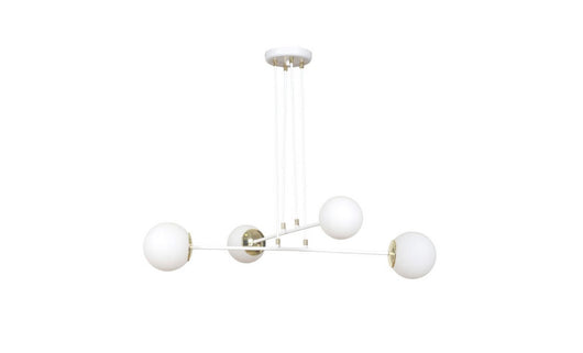 Lampada a Sospensione Ognis, Bianco, Acciaio, 75x100x75 cm, EPIKASA