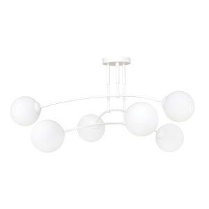 Lampada a Soffitto Pregos, Bianco, Acciaio, 70x40x60 cm, EPIKASA