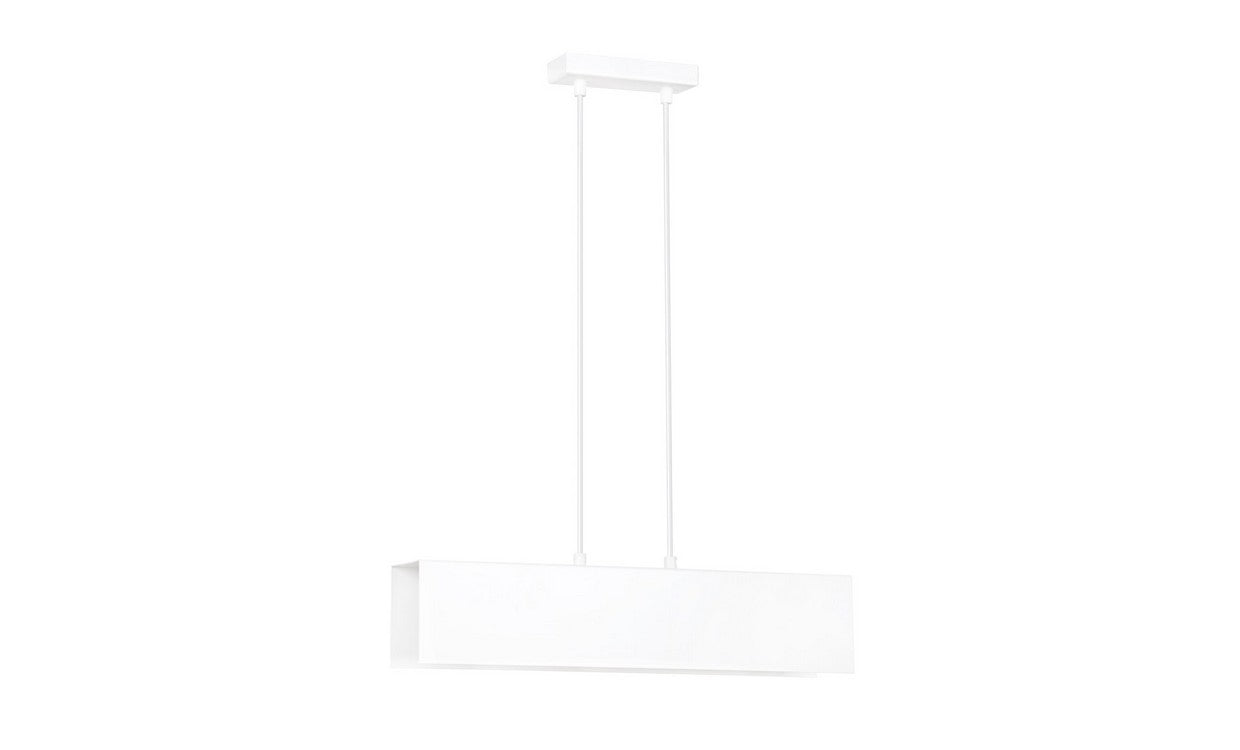 Lampada a Sospensione Gentor, Bianco, Acciaio, 48x100x6 cm, EPIKASA