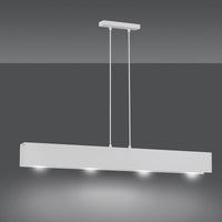 Lampada a Sospensione Gentor, Bianco, Acciaio, 96x100x6 cm, EPIKASA