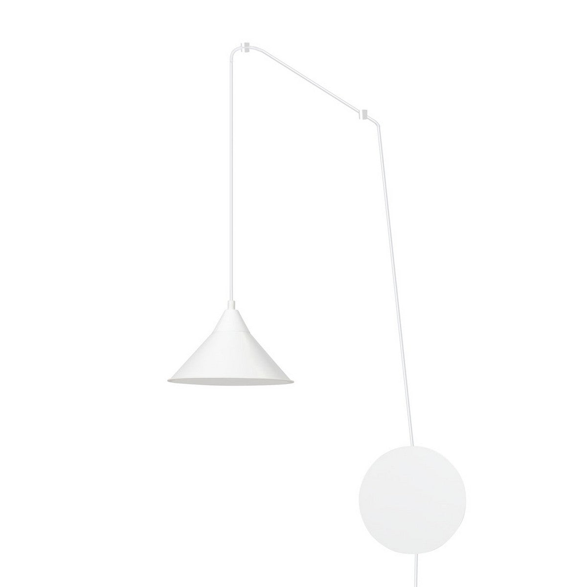 Lampada a Sospensione Abramo, Bianco, Acciaio, 400x400x60 cm, EPIKASA