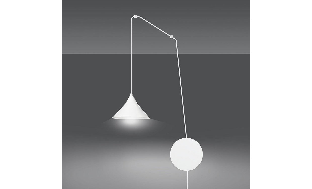 Lampada a Sospensione Abramo, Bianco, Acciaio, 400x400x60 cm, EPIKASA